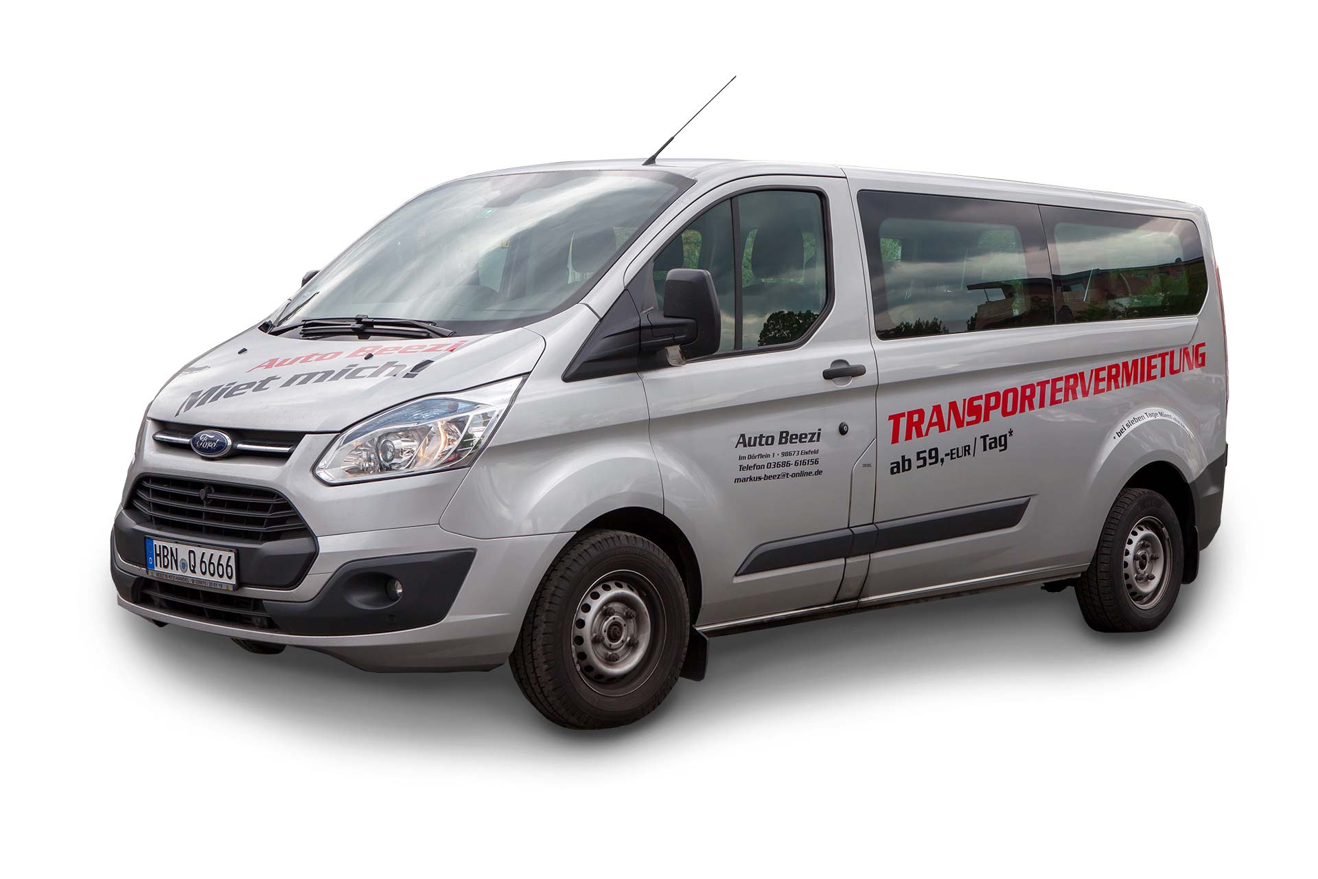Auto Beezi - Vermietung: Transporter